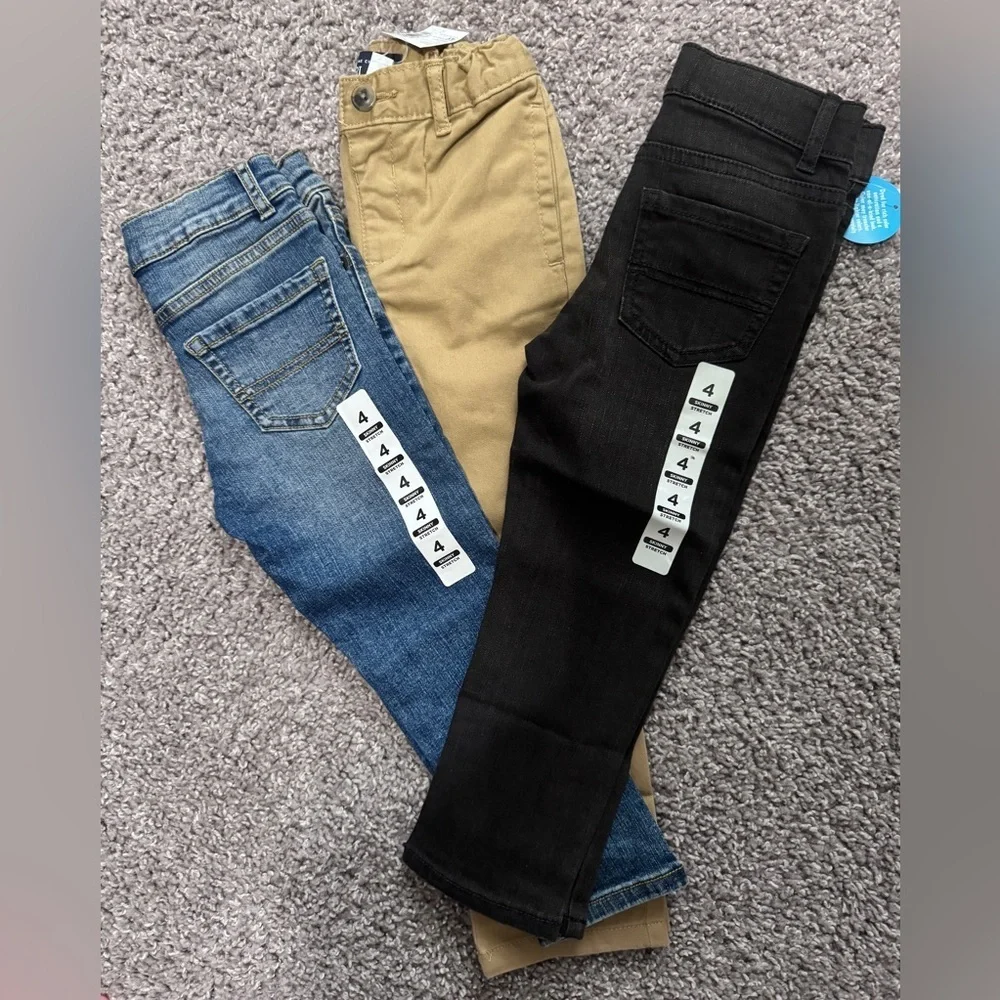 NWT The Children’s Place Place Denim Skinny Jeans Size 4T-ALL 3